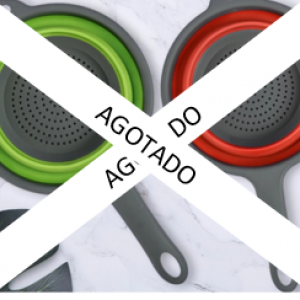 Colador plegable con asa